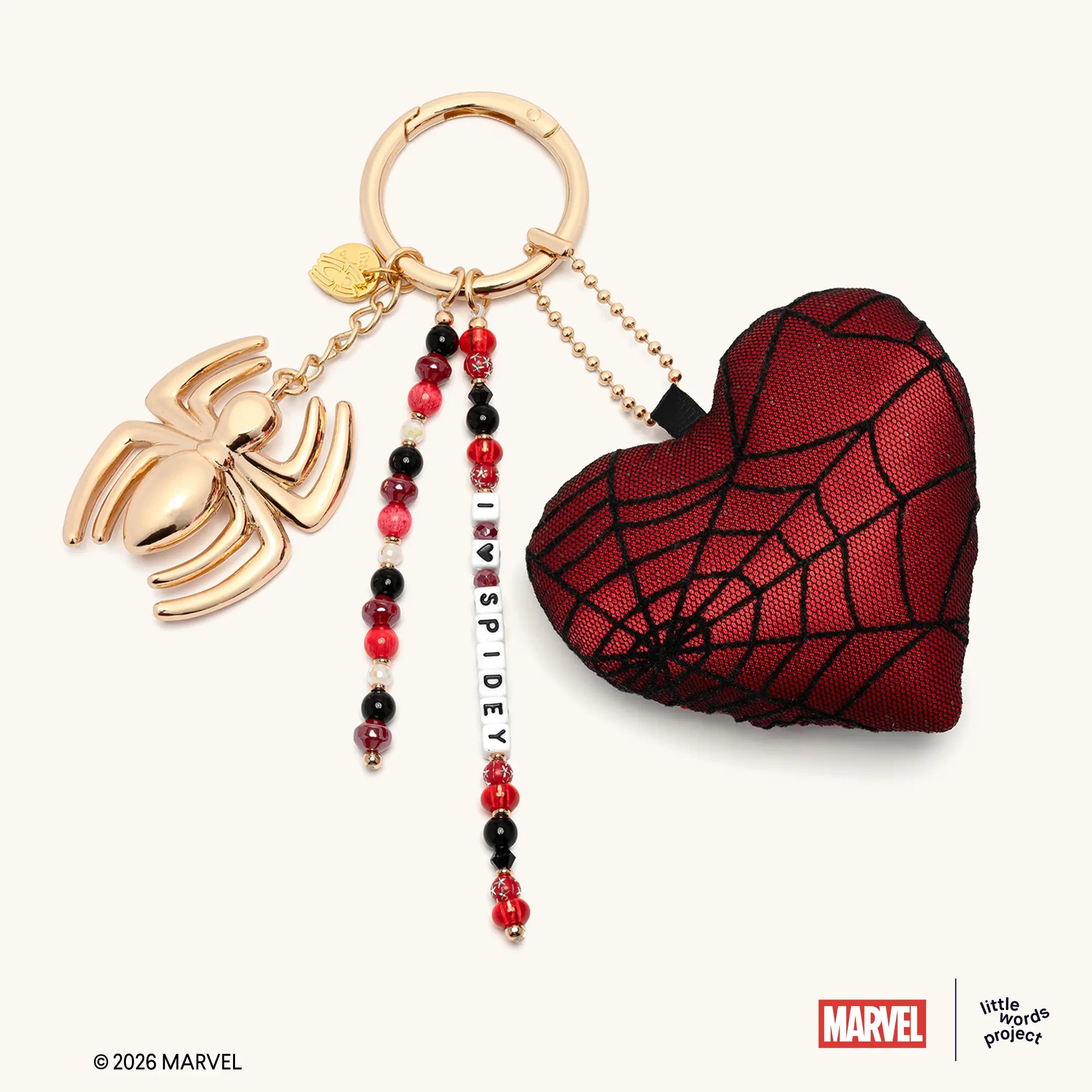 I <3 Spidey Bag Charm- Marvel's Spider-Man