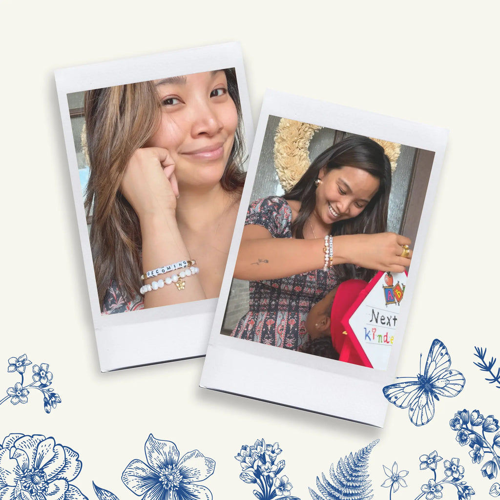 Butterfly Pearl Bracelet Base- Nika Diwa