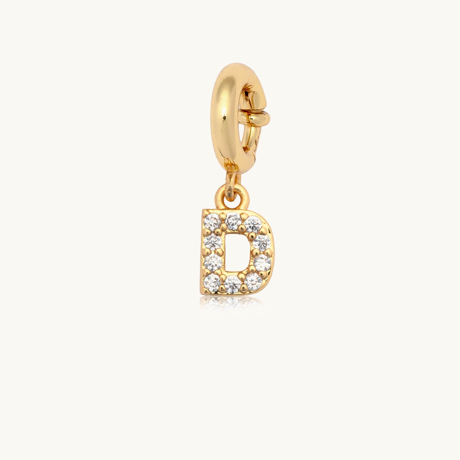 CZ Letter Charm