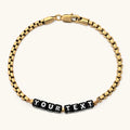 Custom Gold Antique Chain Bracelet