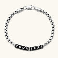 Custom Silver Antique Chain Bracelet