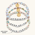Custom Encouragement Bracelet Set