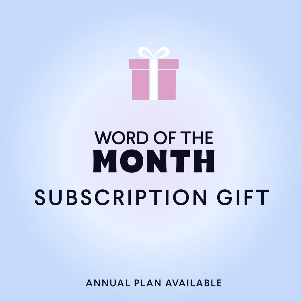 Word of the Month Subscription Gift