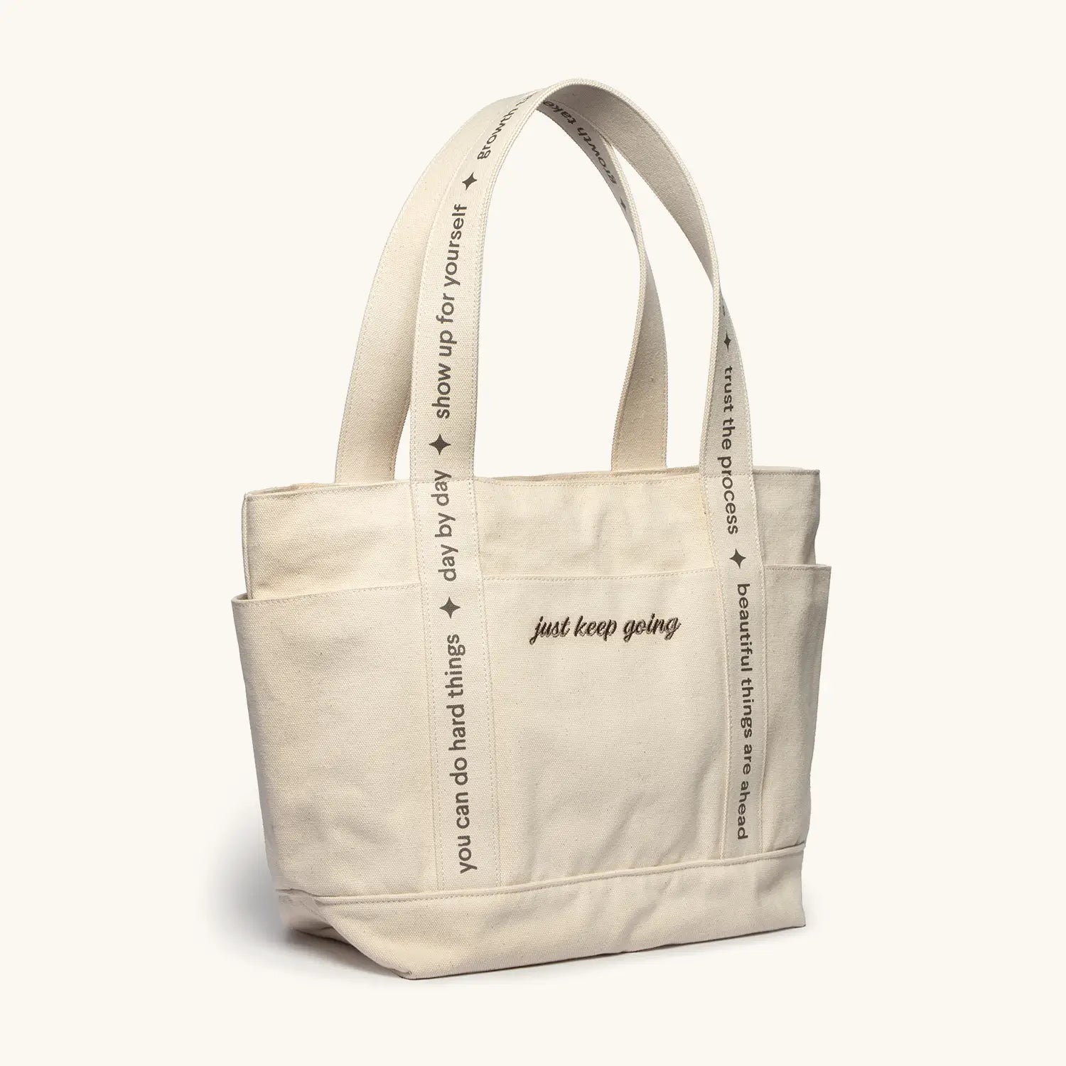Just Keep Going Tote