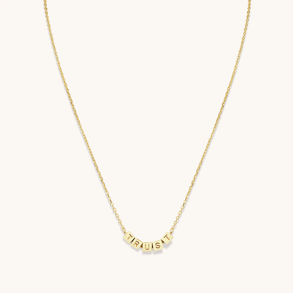 Tiny Words Trust Necklace