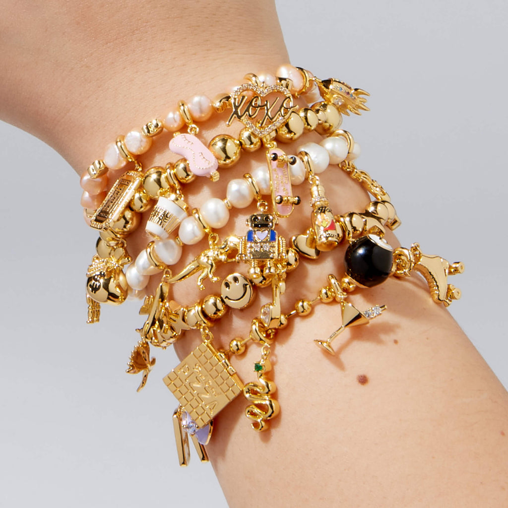 Gold Charm Bracelet Base