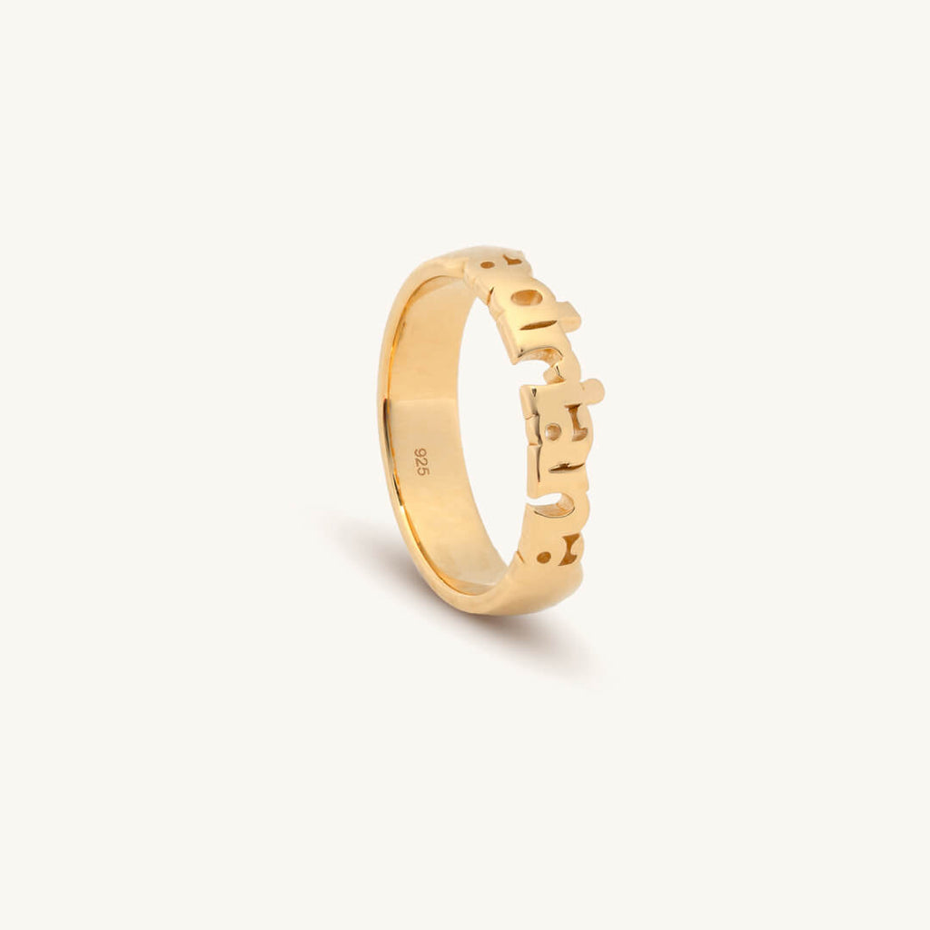Custom Little Word Ring