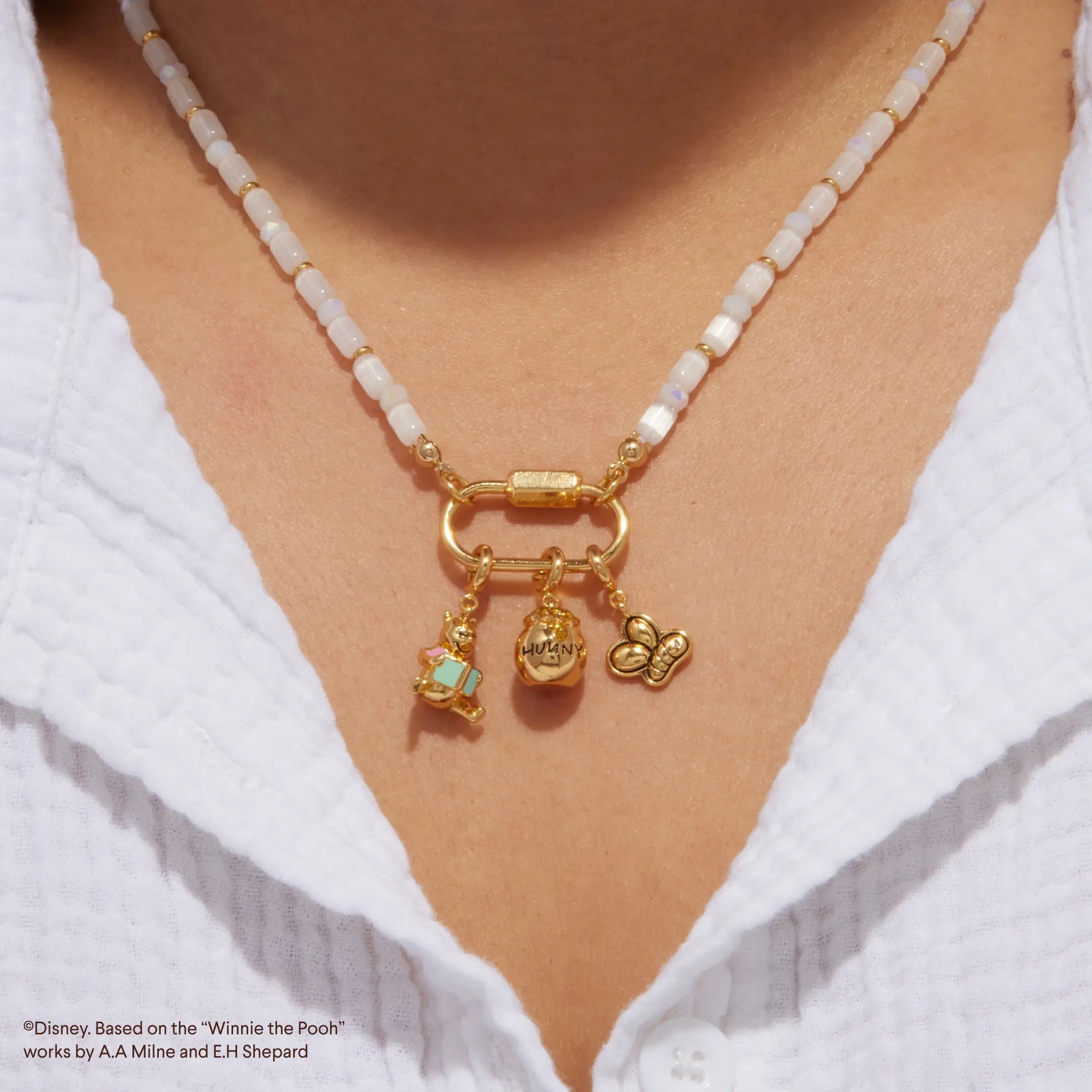Hunny Dreams Charm Necklace Set- Disney's Winnie The Pooh
