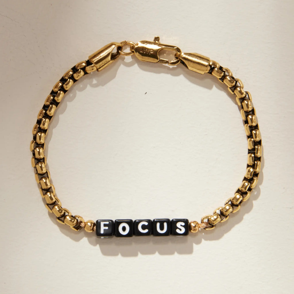 Custom Gold Antique Chain Bracelet
