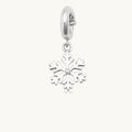 Custom Silver Snowflake Charm