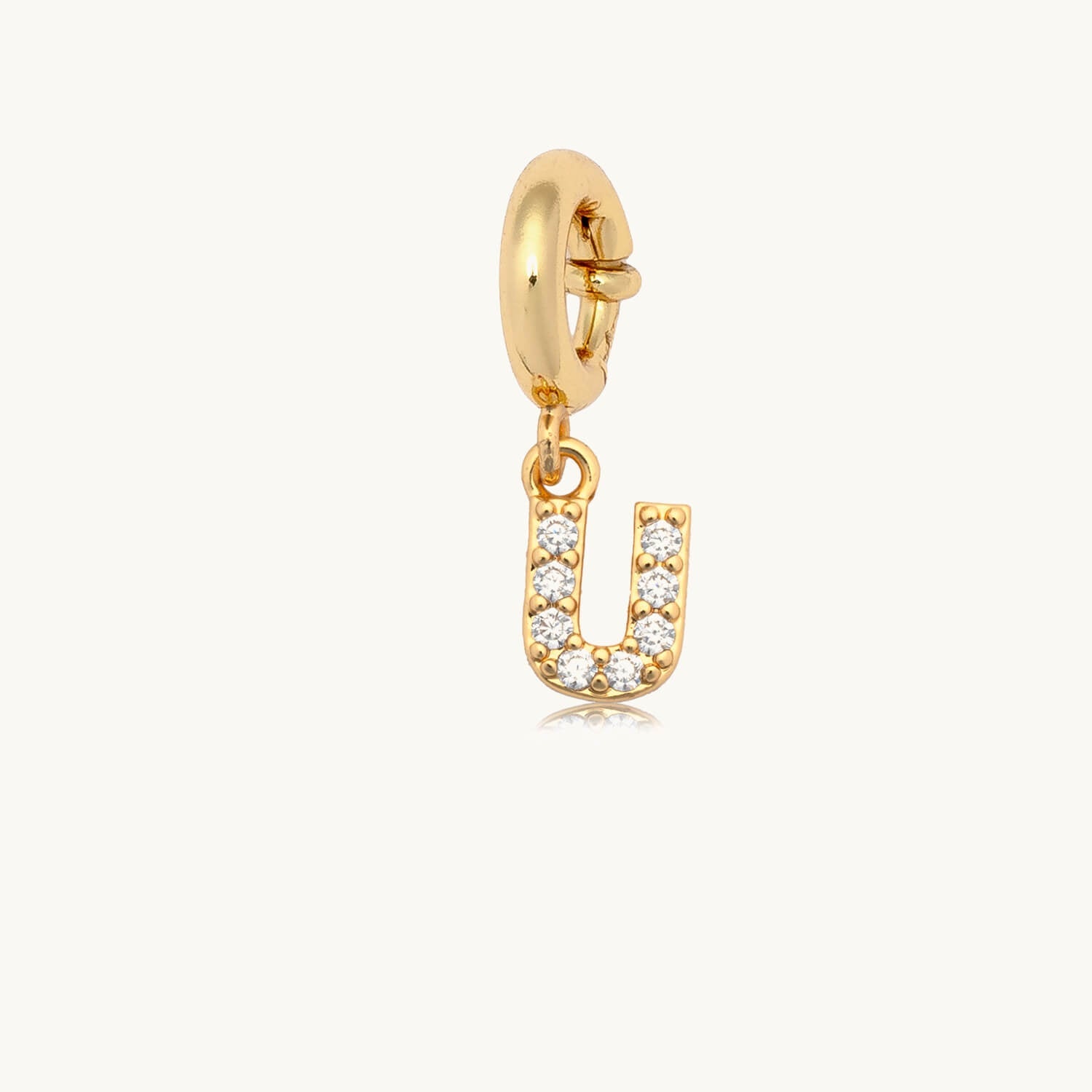 CZ Letter Charm