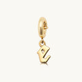 Custom Gothic Letter E Charm