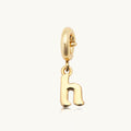 Custom Gothic Letter H Charm