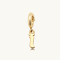 Custom Gothic Letter I Charm